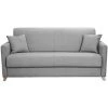 MILIBOO Canapé Convertible 3 Places Scandinave Gris Perle Avec Matelas 12 Cm SKANDY - Gris Perle Mat -France MILIBOO Soldes 2022 19952634 1