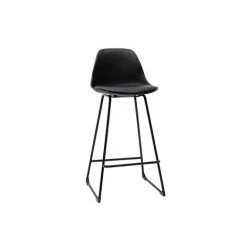 MILIBOO Tabourets De Bar Design Pieds Métal 65 Cm (lot De 2) FRANZ - Noir - Noir 9 MILIBOO Tabourets De Bar Design Pieds Métal 65 Cm (lot De 2) FRANZ - Noir - Noir -France MILIBOO Soldes 2022 20897388 3