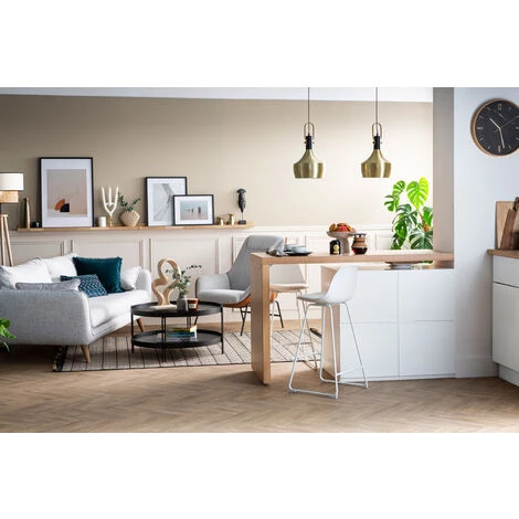 MILIBOO Tabourets De Bar Design Pieds Métal 65 Cm (lot De 2) FRANZ - Noir - Noir 7 MILIBOO Tabourets De Bar Design Pieds Métal 65 Cm (lot De 2) FRANZ - Noir - Noir – Image 5