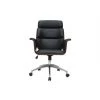 MILIBOO Fauteuil De Bureau Design Noir Et Bois Foncé ELON - Noyer / Noir -France MILIBOO Soldes 2022 23297808 1