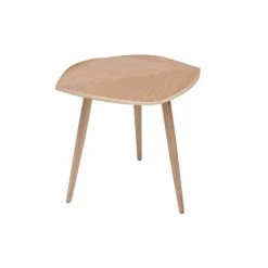MILIBOO Table Basse Bois En Forme De Feuille L60 Cm PHYLL - Frêne