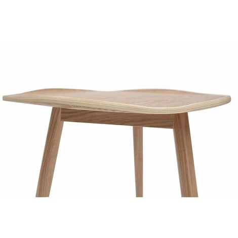 MILIBOO Table Basse Bois En Forme De Feuille L60 Cm PHYLL - Frêne 6 MILIBOO Table Basse Bois En Forme De Feuille L60 Cm PHYLL - Frêne – Image 4