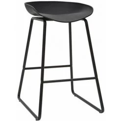 MILIBOO Tabourets De Bar Design Noirs H65 Cm (lot De 2) PEBBLE - Noir -France MILIBOO Soldes 2022 23982656 3
