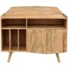 MILIBOO Buffet Meuble De Rangement Vinyles En Manguier Massif MATAHARI - Naturel -France MILIBOO Soldes 2022 24233549 1
