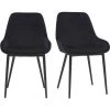 MILIBOO Chaises En Velours Noir (lot De 2) HOLO - Noir Velours -France MILIBOO Soldes 2022 24676726 1