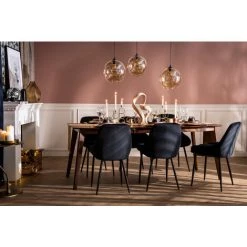 MILIBOO Chaises En Velours Noir (lot De 2) HOLO - Noir Velours -France MILIBOO Soldes 2022 24676726 5