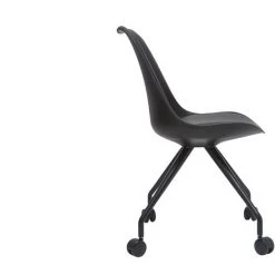 MILIBOO Fauteuil De Bureau Design Noir PAULINE - Noir 8 MILIBOO Fauteuil De Bureau Design Noir PAULINE - Noir -France MILIBOO Soldes 2022 24676767 3