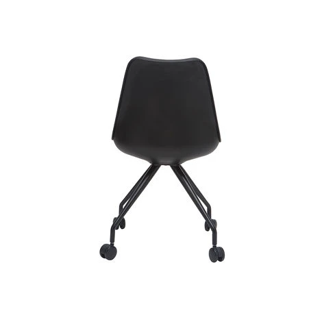 MILIBOO Fauteuil De Bureau Design Noir PAULINE - Noir 6 MILIBOO Fauteuil De Bureau Design Noir PAULINE - Noir – Image 4