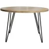 MILIBOO Table à Manger Ronde En Manguier Massif D116 Cm VIBES - Naturel -France MILIBOO Soldes 2022 25572793 1