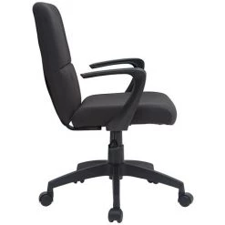 MILIBOO Fauteuil De Bureau Design En Tissu Noir CHUCK - Noir -France MILIBOO Soldes 2022 27269646 3