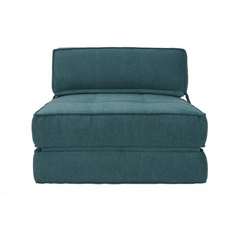 MILIBOO Chauffeuse Convertible Design Effet Velours Bleu Pétrole KATY - Bleu Canard Velours 3 MILIBOO Chauffeuse Convertible Design Effet Velours Bleu Pétrole KATY - Bleu Canard Velours