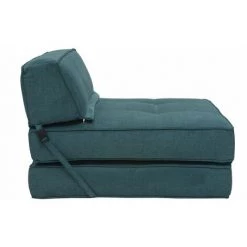 MILIBOO Chauffeuse Convertible Design Effet Velours Bleu Pétrole KATY - Bleu Canard Velours 9 MILIBOO Chauffeuse Convertible Design Effet Velours Bleu Pétrole KATY - Bleu Canard Velours -France MILIBOO Soldes 2022 27370636 3