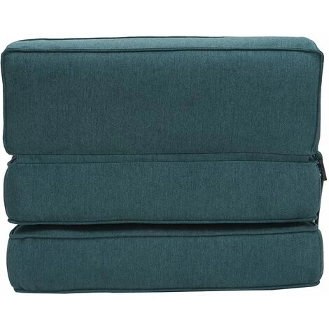 MILIBOO Chauffeuse Convertible Design Effet Velours Bleu Pétrole KATY - Bleu Canard Velours 6 MILIBOO Chauffeuse Convertible Design Effet Velours Bleu Pétrole KATY - Bleu Canard Velours – Image 4