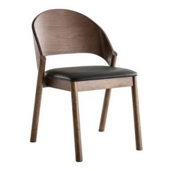 MILIBOO Chaises Vintage Noyer Et Noir (lot De 2) AVALON - Noyer -France MILIBOO Soldes 2022 27424077 3