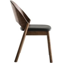 MILIBOO Chaises Vintage Noyer Et Noir (lot De 2) AVALON - Noyer -France MILIBOO Soldes 2022 27424077 4