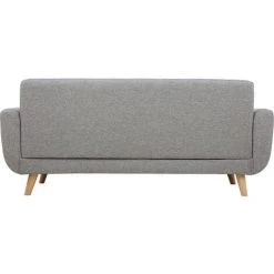 MILIBOO Canapé Scandinave 3 Places Gris Clair Et Bois PURE - Gris Clair -France MILIBOO Soldes 2022 28068342 4