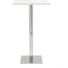 MILIBOO Table De Bar Design Carrée Blanche JACK - Blanc