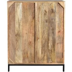 MILIBOO Meuble Range-bouteilles En Manguier Massif HIPPOLYTE - Naturel -France MILIBOO Soldes 2022 28194434 4