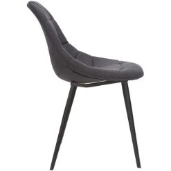 MILIBOO Chaises Design En Tissu Gris Foncé Et Métal (lot De 2) COX - Gris Foncé 10 MILIBOO Chaises Design En Tissu Gris Foncé Et Métal (lot De 2) COX - Gris Foncé -France MILIBOO Soldes 2022 28420892 4