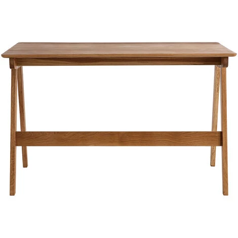 MILIBOO Bureau Avec Tiroirs En Chêne Massif Huilé L120 Cm CASSIA - Chêne Clair 6 MILIBOO Bureau Avec Tiroirs En Chêne Massif Huilé L120 Cm CASSIA - Chêne Clair – Image 4
