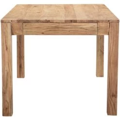 MILIBOO Table à Manger Extensible En Acacia Massif L120-210 Cm BALTO - Naturel -France MILIBOO Soldes 2022 29476808 3