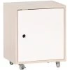 MILIBOO Caisson De Rangement à Roulettes Enfant Blanc Et Bois NOHA - Bois Clair / Blanc