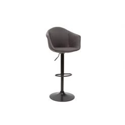 MILIBOO Tabourets De Bar Design Réglables Gris Foncé (lot De 2) TAYA - Gris Foncé -France MILIBOO Soldes 2022 30055083 3