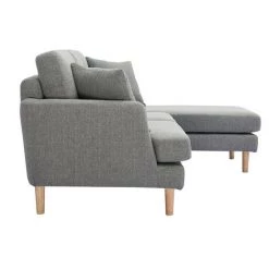 MILIBOO Canapé D'angle Droit Scandinave Gris Clair CODDY - Gris Clair -France MILIBOO Soldes 2022 30347640 3