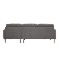 MILIBOO Canapé D'angle Droit Scandinave Gris Clair CODDY - Gris Clair -France MILIBOO Soldes 2022 30347640 4