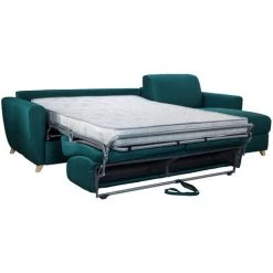 MILIBOO Canapé D'angle Réversible Et Convertible Avec Coffre Bleu Canard GRAHAM - Bleu Canard 8 MILIBOO Canapé D'angle Réversible Et Convertible Avec Coffre Bleu Canard GRAHAM - Bleu Canard -France MILIBOO Soldes 2022 30544542 3