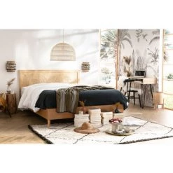 MILIBOO Tête De Lit En Manguier Gravé L165 Cm VIBES - Naturel -France MILIBOO Soldes 2022 30810550 3