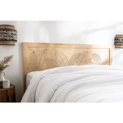 MILIBOO Tête De Lit En Manguier Gravé L165 Cm VIBES - Naturel -France MILIBOO Soldes 2022 30810550 4