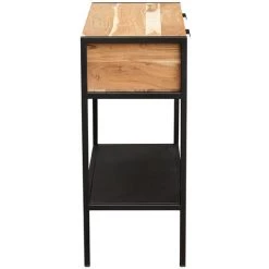 MILIBOO Console En Acacia Et Métal Noir 2 Tiroirs ARTHUS - Bois Brut -France MILIBOO Soldes 2022 31956300 3