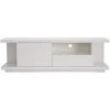 MILIBOO Meuble TV Design Blanc Laqué Brillant L150 Cm KARY - Blanc Laqué -France MILIBOO Soldes 2022 36333432 1