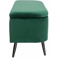 MILIBOO Banc Coffre En Velours Vert ATON - Vert Velours -France MILIBOO Soldes 2022 36333515 3