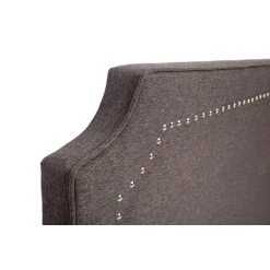 MILIBOO Tête De Lit Baroque Cloutée En Tissu Gris Foncé L166 Cm BARDOT - Gris Foncé -France MILIBOO Soldes 2022 36333531 3