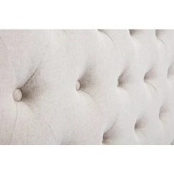 MILIBOO Tête De Lit Capitonnée En Tissu Beige Naturel 160 Cm LIZZIE - Naturel -France MILIBOO Soldes 2022 36333557 4