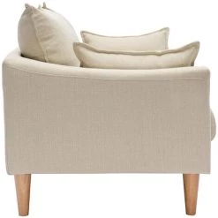 MILIBOO Canapé Scandinave 3 Places En Tissu Beige KATE - Beige Naturel -France MILIBOO Soldes 2022 36333638 3