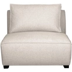 MILIBOO Chauffeuse Design En Tissu Beige PLURIEL - Beige Naturel