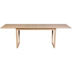 MILIBOO Table à Manger Scandinave Extensible Placage Chêne Rectangulaire L160-240 Cm LAHO - Chêne Clair -France MILIBOO Soldes 2022 36333692 4