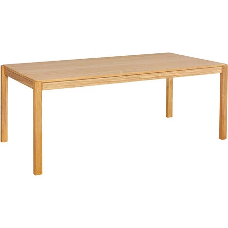 MILIBOO Table à Manger Scandinave Finition Chêne Rectangulaire L200 Cm AGALI - Chêne Clair 4 MILIBOO Table à Manger Scandinave Finition Chêne Rectangulaire L200 Cm AGALI - Chêne Clair – Image 2