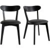 MILIBOO Chaises Vintage Noires (lot De 2) DOVE - Noir Carbone -France MILIBOO Soldes 2022 36333787 1