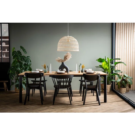 MILIBOO Chaises Vintage Noires (lot De 2) DOVE - Noir Carbone 7 MILIBOO Chaises Vintage Noires (lot De 2) DOVE - Noir Carbone – Image 5