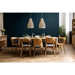 MILIBOO Chaises Vintage Bois Clair Et Assise Gris Chiné (lot De 2) EDITO - Chêne Clair 11 MILIBOO Chaises Vintage Bois Clair Et Assise Gris Chiné (lot De 2) EDITO - Chêne Clair -France MILIBOO Soldes 2022 36333813 5