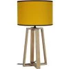 MILIBOO Lampe à Poser Scandinave Jaune Avec Piètement Croisé Bois MANON - Jaune -France MILIBOO Soldes 2022 36333902 1
