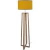 MILIBOO Lampadaire Jaune Avec Piètement Croisé Bois MANON - Jaune -France MILIBOO Soldes 2022 36333910 1