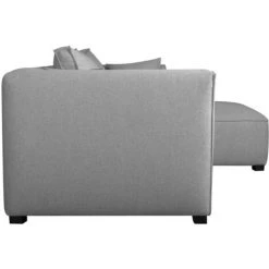 MILIBOO Canapé D'angle Droit Moderne Modulable Tissu Gris Clair PLURIEL - Gris Clair -France MILIBOO Soldes 2022 36334012 3