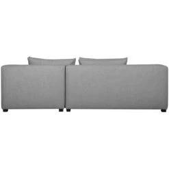 MILIBOO Canapé D'angle Droit Moderne Modulable Tissu Gris Clair PLURIEL - Gris Clair -France MILIBOO Soldes 2022 36334012 4