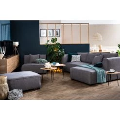 MILIBOO Canapé D'angle Moderne Modulable 4 éléments Gris Clair PLURIEL - Gris Clair -France MILIBOO Soldes 2022 36334017 5