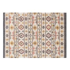 MILIBOO Tapis Kilim Tissé Main En Jute 160 X 230 Cm INCAS - Multicolore